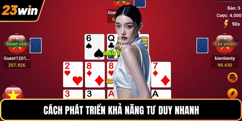 Cách phát triển khả năng tư duy nhanh