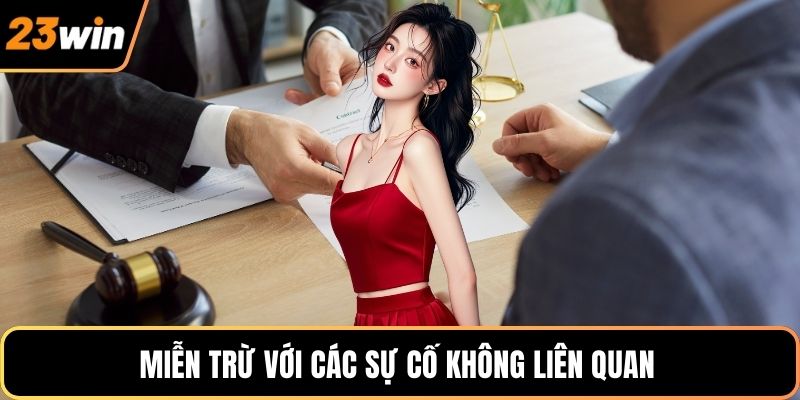 Miễn trừ với các sự cố không liên quan
