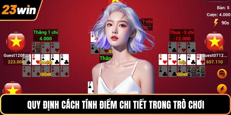 Quy định cách tính điểm chi tiết trong trò chơi