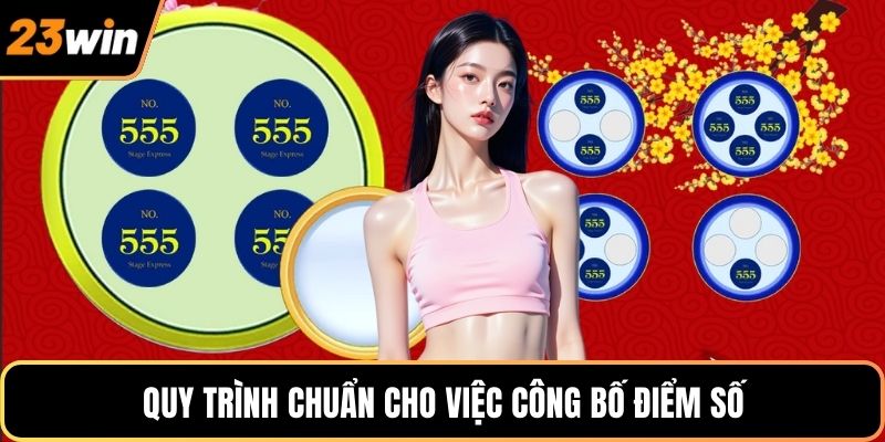 Quy trình chuẩn cho việc công bố điểm số