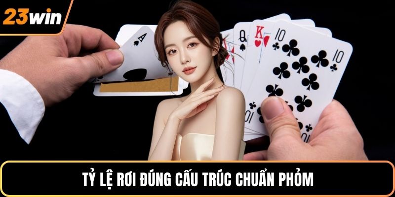 Tỷ lệ rơi đúng cấu trúc chuẩn phỏm